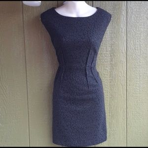 Gray fitted dress